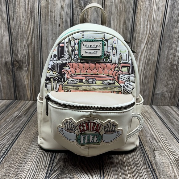 Loungefly Handbags - Loungefly Warner Brothers Friends Central Perk Mini Backpack